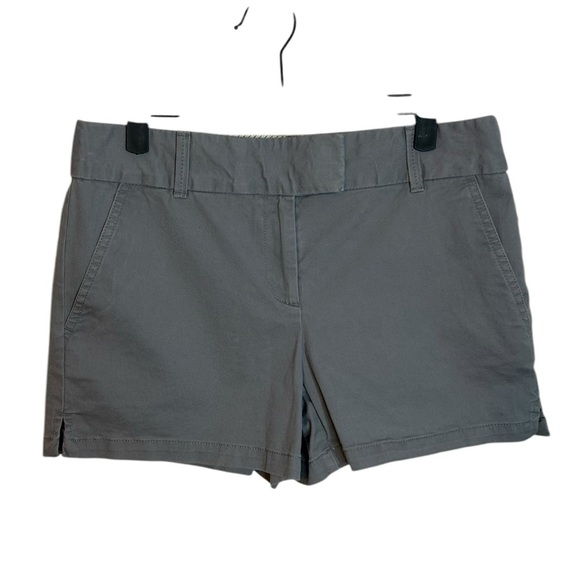 Loft Gray Riviera Chino Shorts - Picture 1 of 5